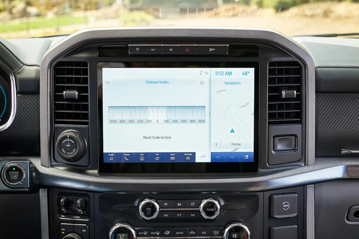 Ford F-150 F-150 Adds Class-Exclusive Payload Estimation, Trailer Towing and Smart Suspension Damping Features OnboardScales_ScaleMod