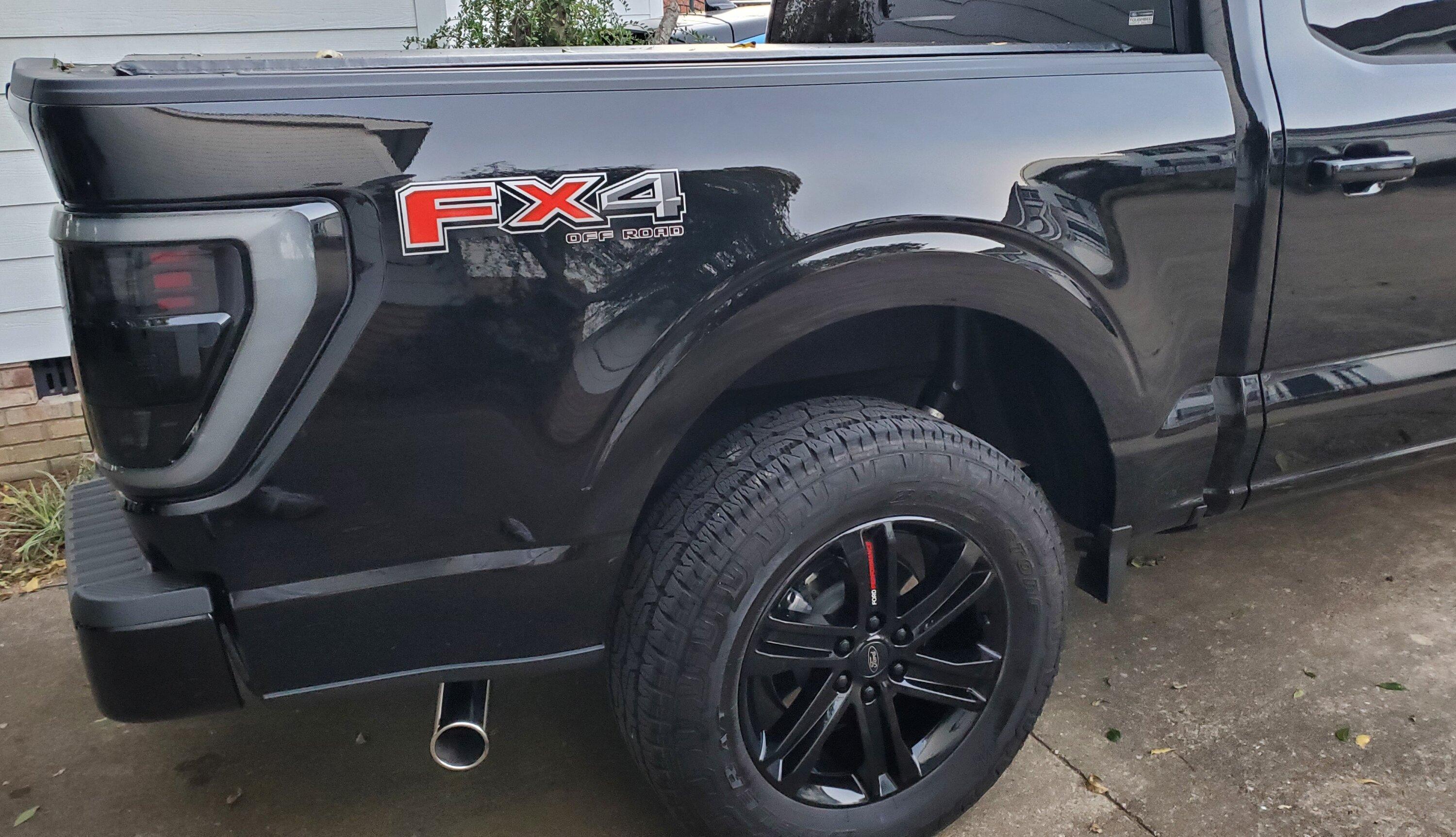 Ford F-150 Apples to apples efficiency comparison -- factory 33s vs. LT 34s tires, fixed course one