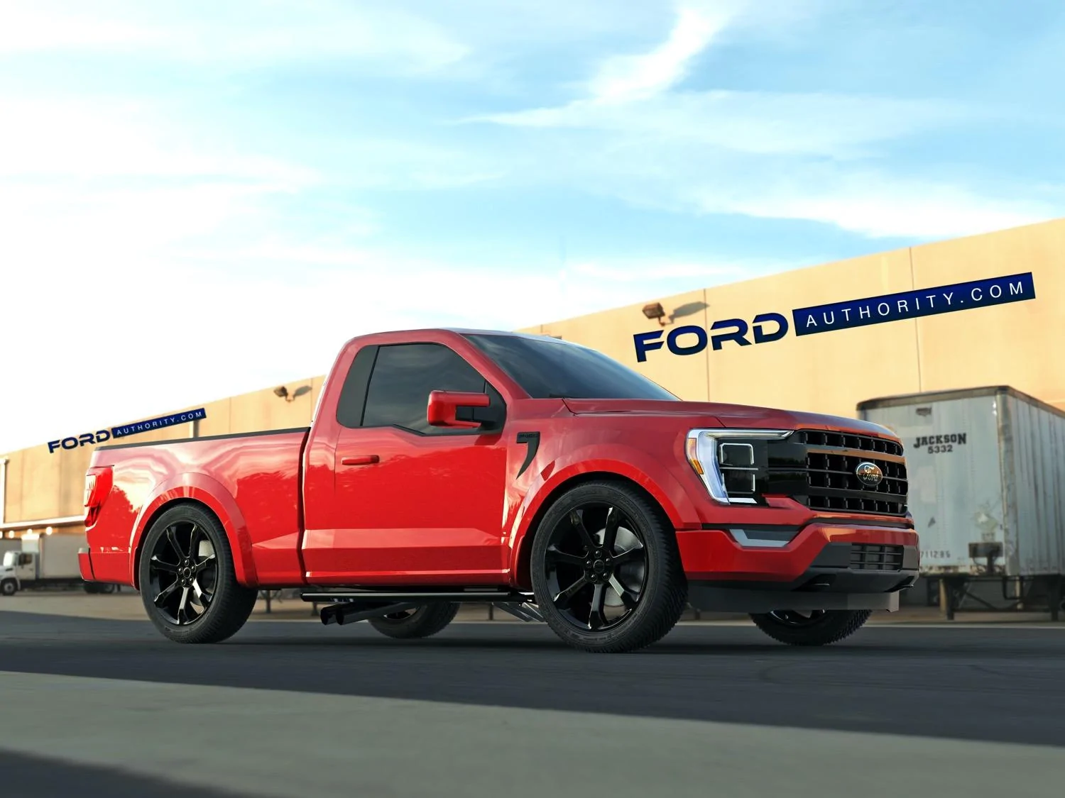 Ford F-150 Ford Lightning replacement? ord-F-150-Lightning-Rendering-Front-Three-Quarters