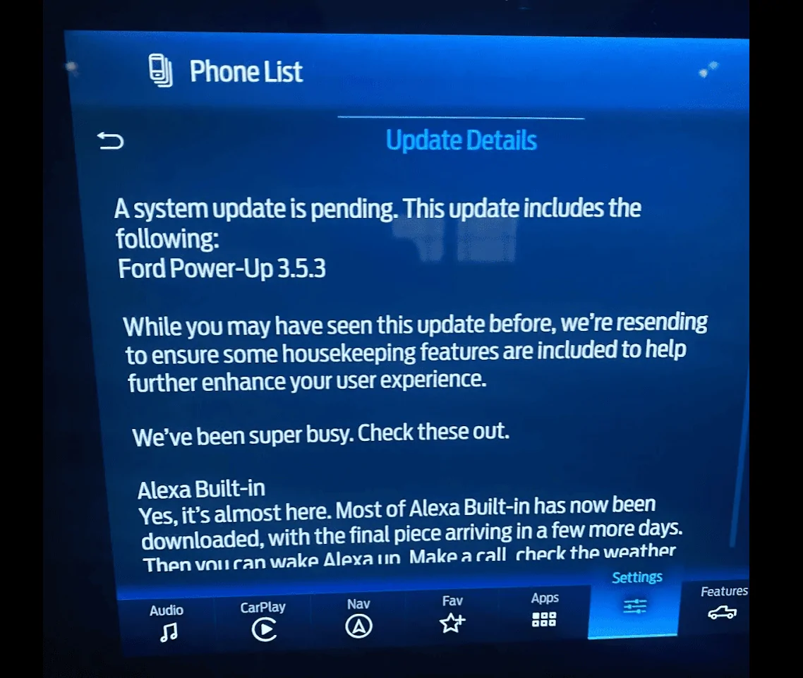 Ford F-150 Request VIN Lookup Thread OTA 3.5.3