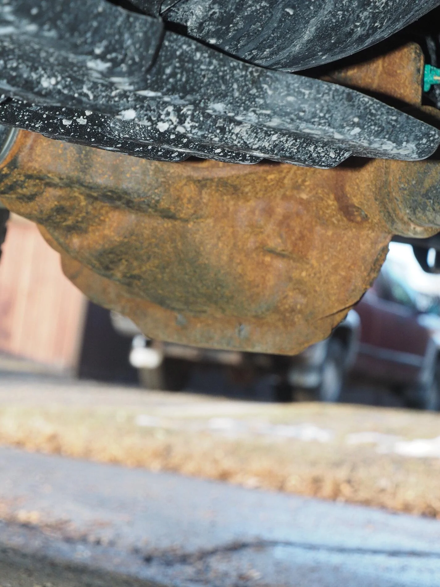 Ford F-150 Rust on rear end of 2021 F-150 -- any others? P3180409