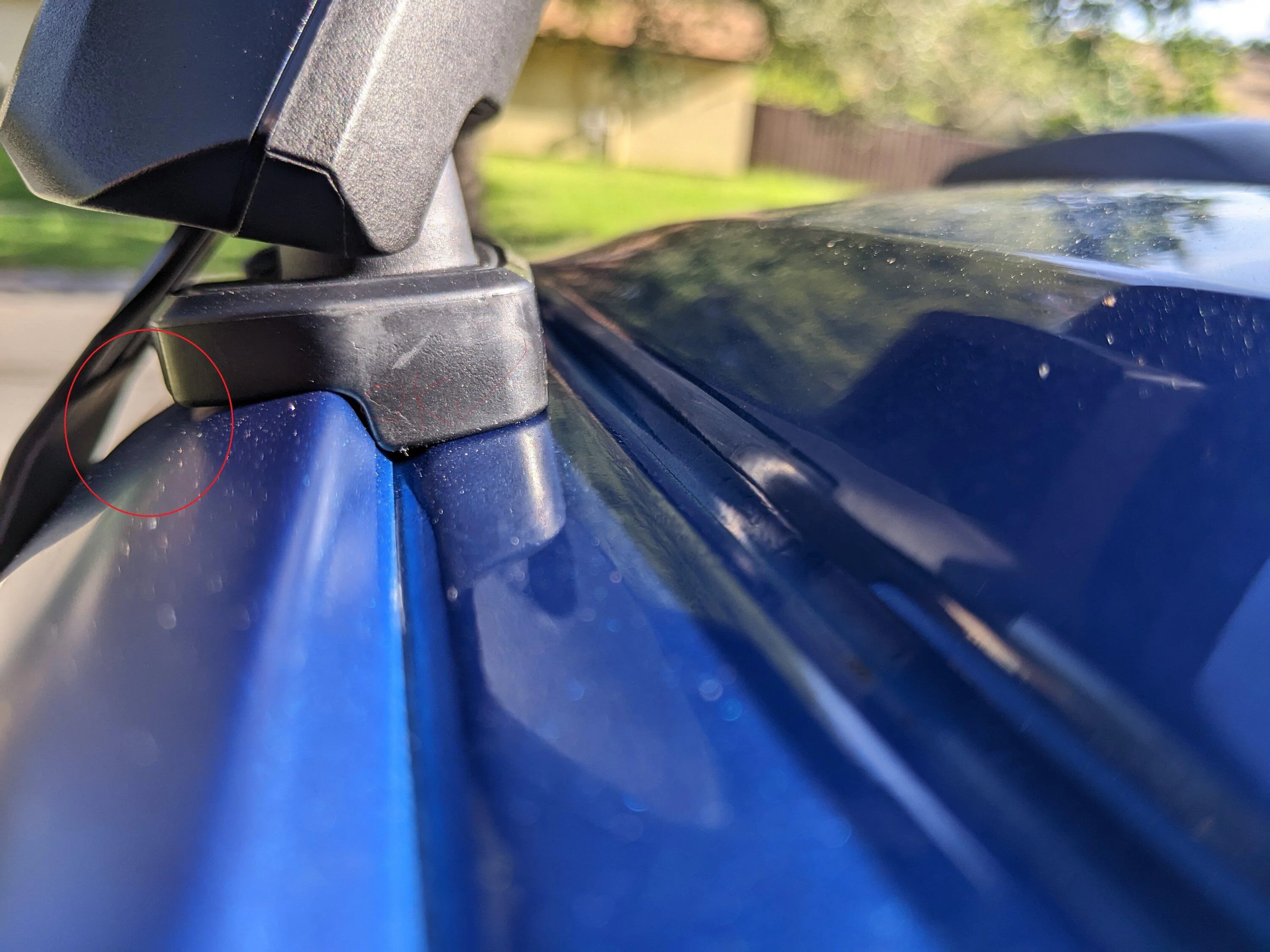 Ford F-150 Has anyone drilled into their roof yet? Passenger Rear Door landing pad