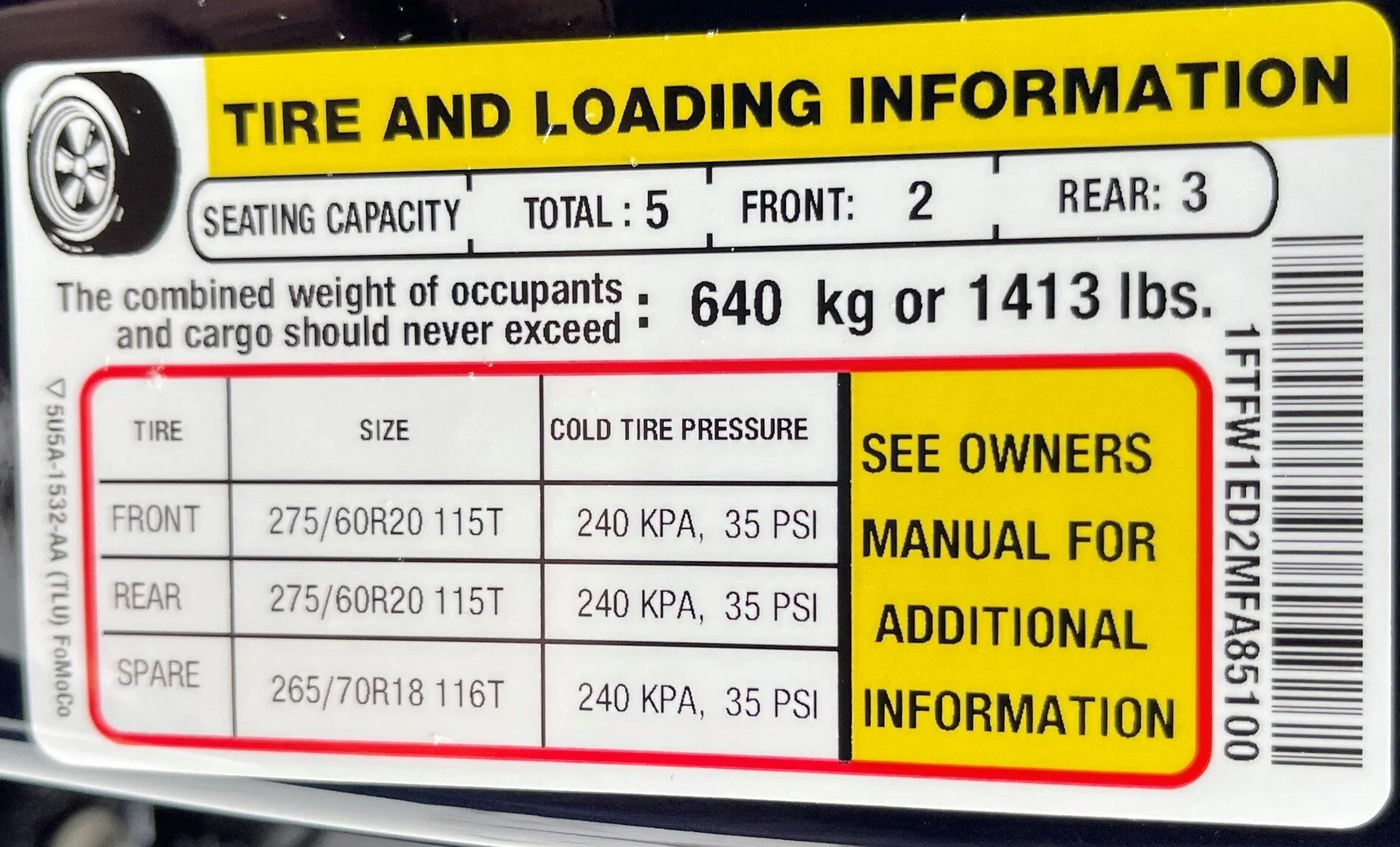 Ford F-150 Will a PowerBoost w/ Max Tow tow 9,810 lb. telehandler? Payload
