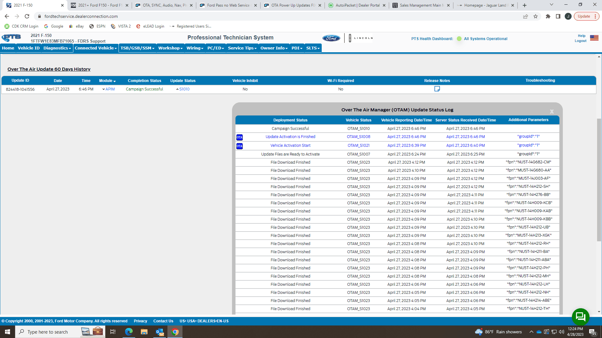 Ford F-150 Ford Pass no Web Service (Remote Start) Picture4