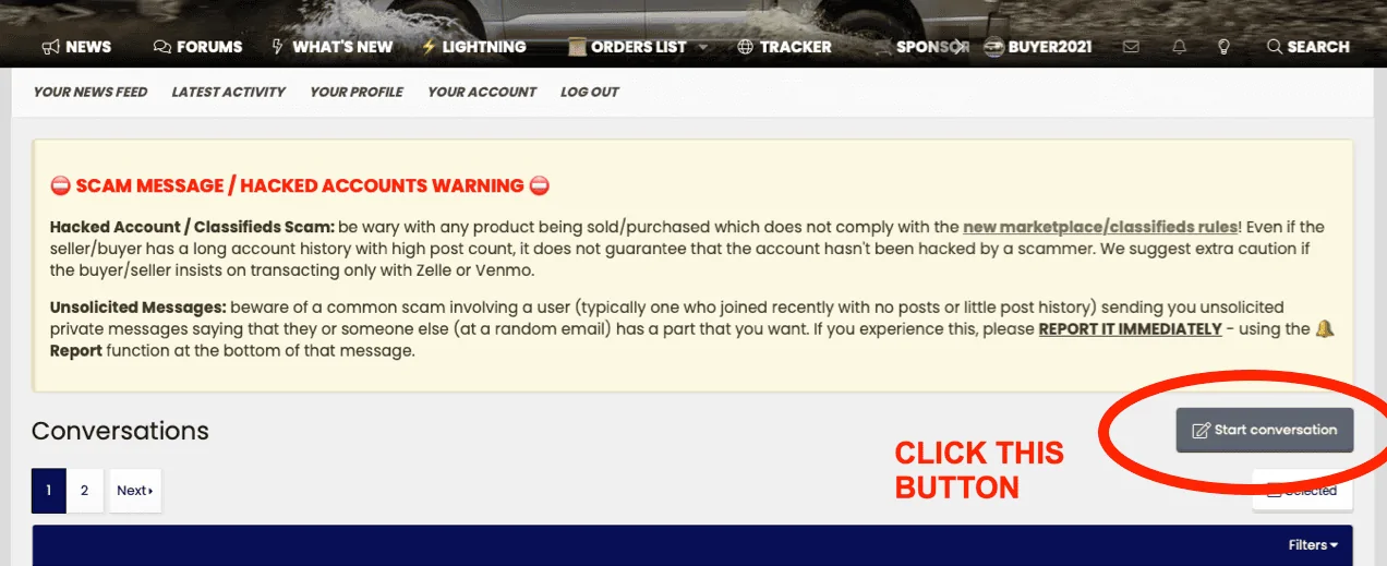 Ford F-150 Private message PM 02