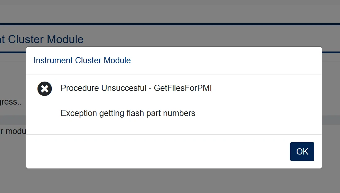Ford F-150 ECU module programming guide using FDRS PMI_Error