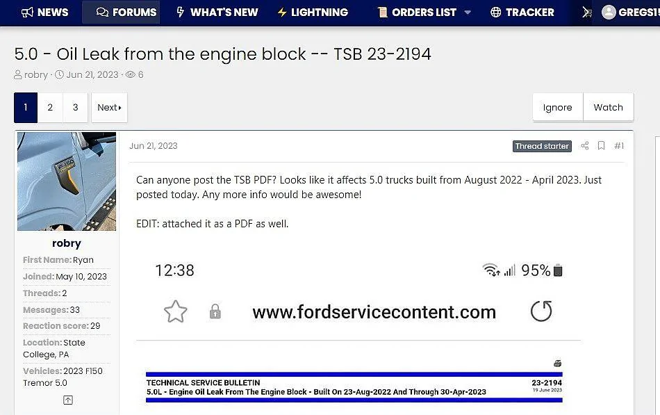 Ford F-150 '21 vs '22 --5.0 vs 3.5 porous