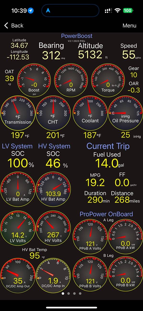 Ford F-150 OBDII link mx+ Cool SAE PIDs? PowerBoost