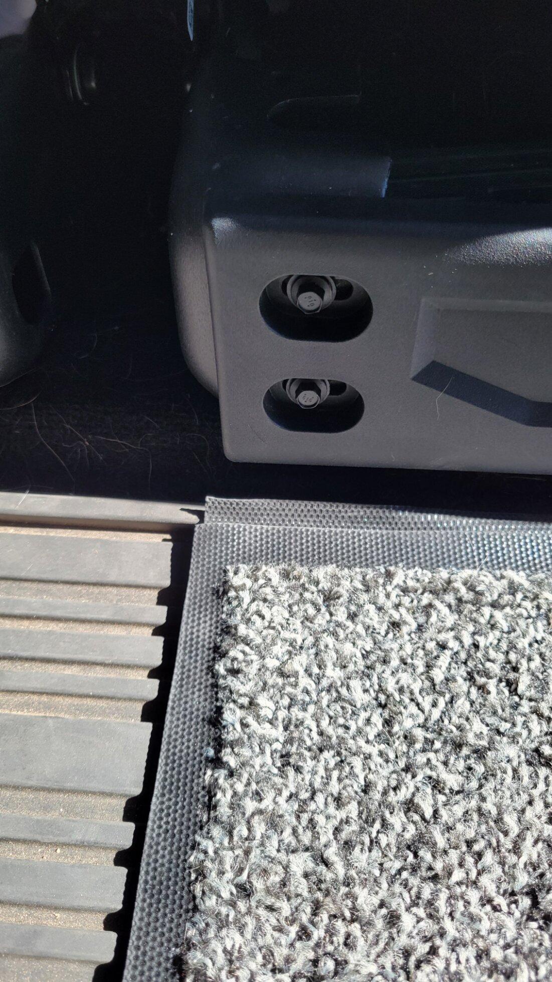 Ford F-150 DIY Underseat Storage Cover proj-lining u