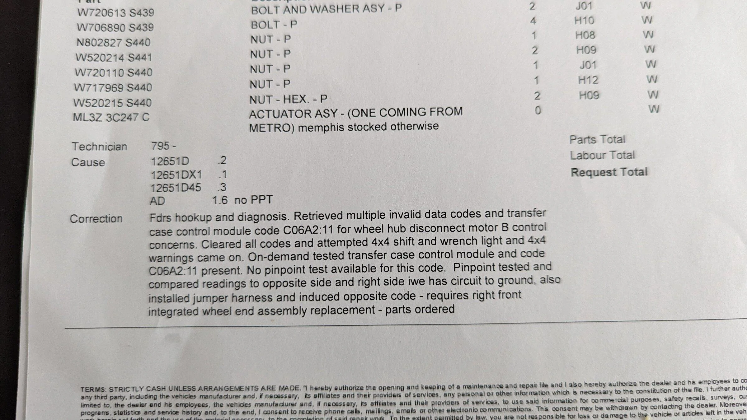 Ford F-150 Check 4x4, Service Now PXL_20220129_192216380