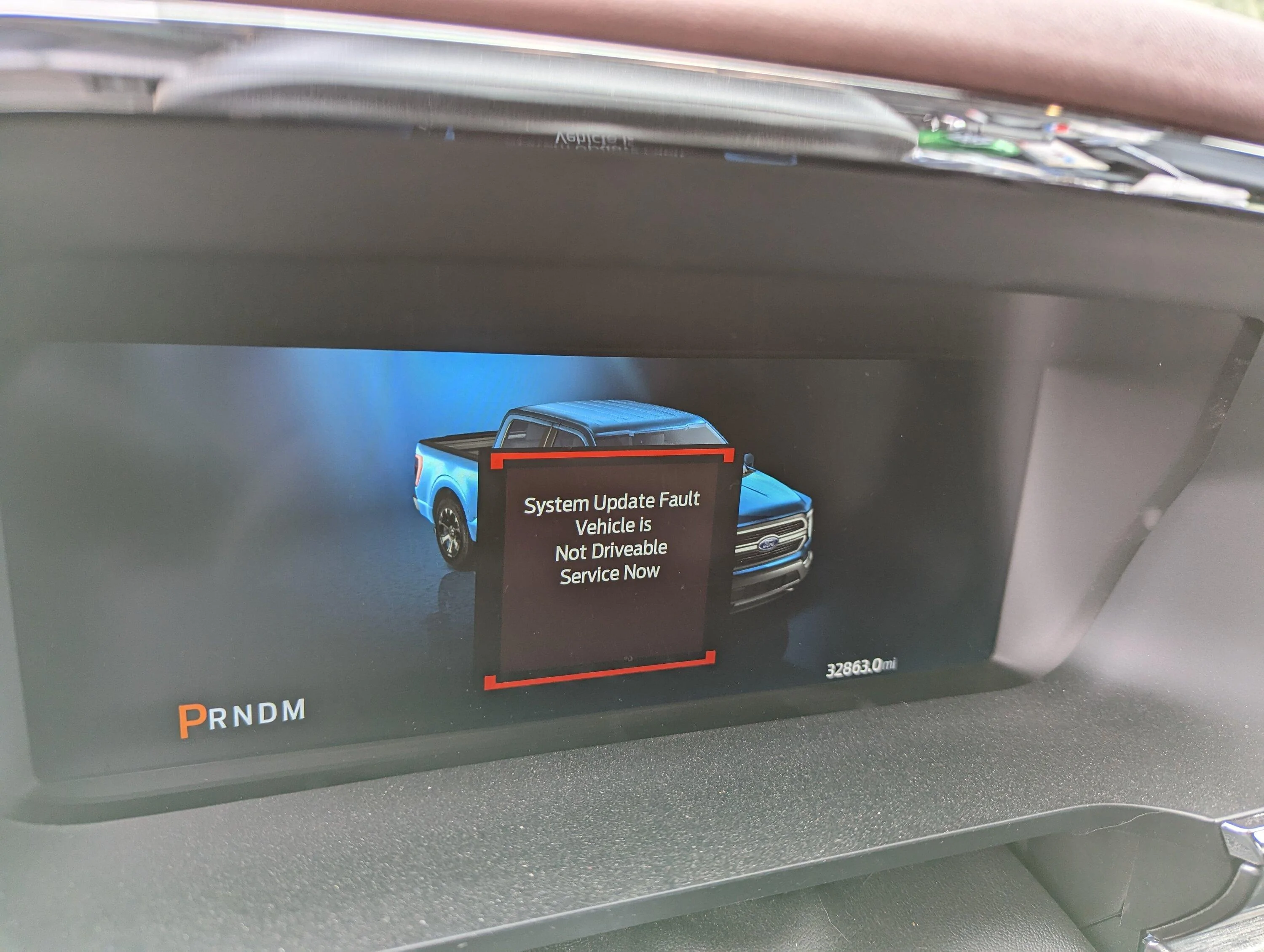Ford F-150 System update fault, vehicle not driveable PXL_20230504_210646489