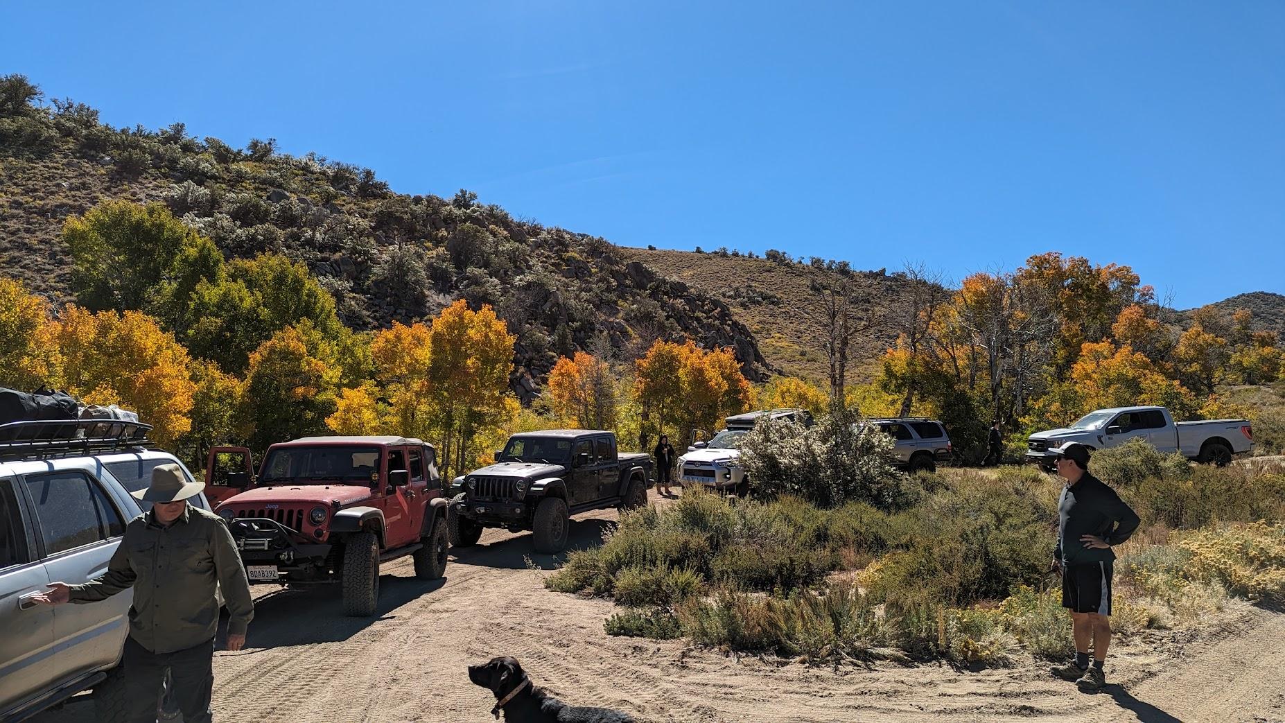 Ford F-150 Trip: 10 rigs, 5 days to Eastern Sierras, Bristlecone Pines, Coyote Flats, Virginia Lakes, Kavanaugh Ridge, Bodie Ghost town. PXL_20231006_184546771