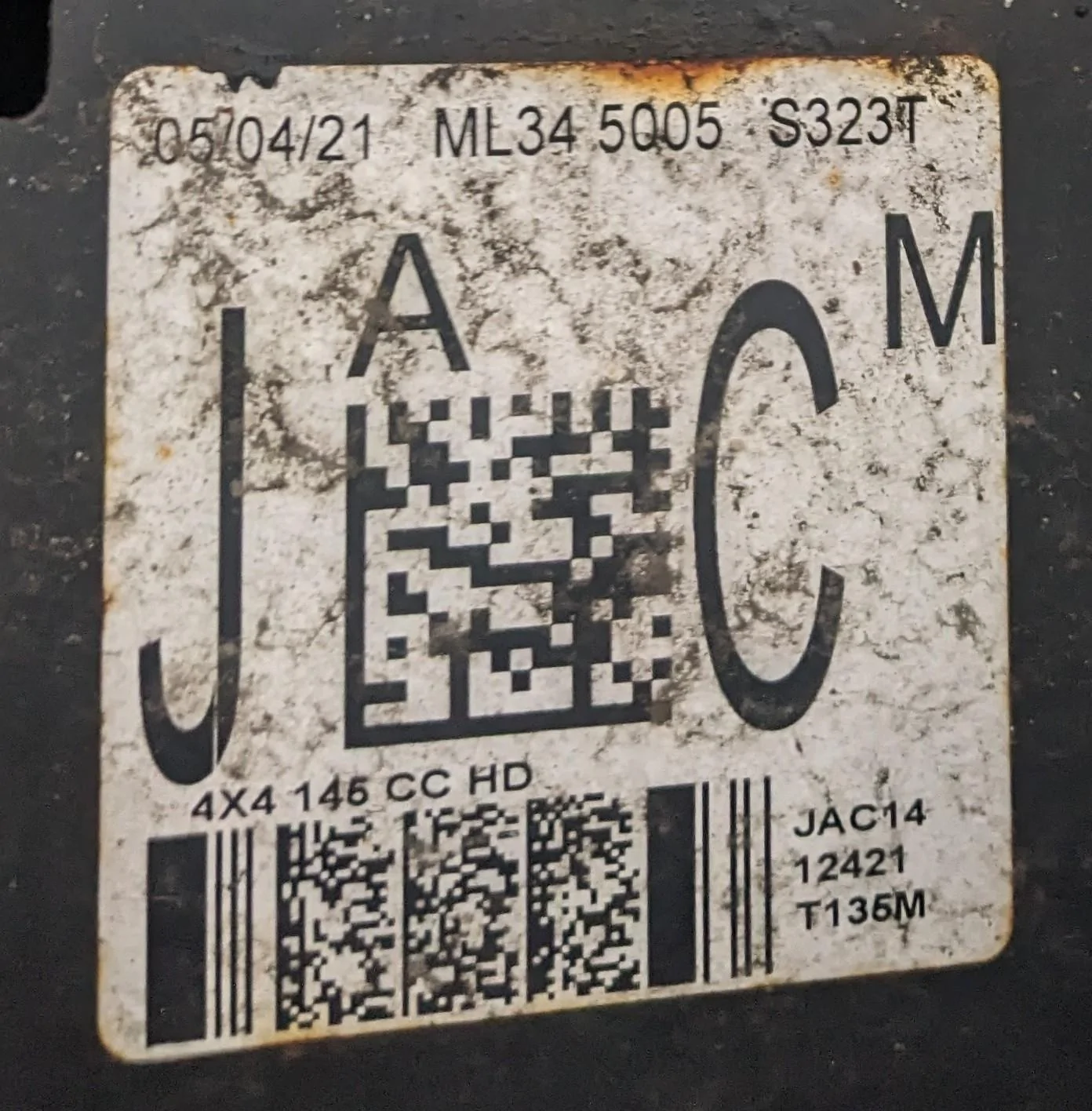 Ford F-150 Job Number?   How Know? PXL_20240125_200639003.MP