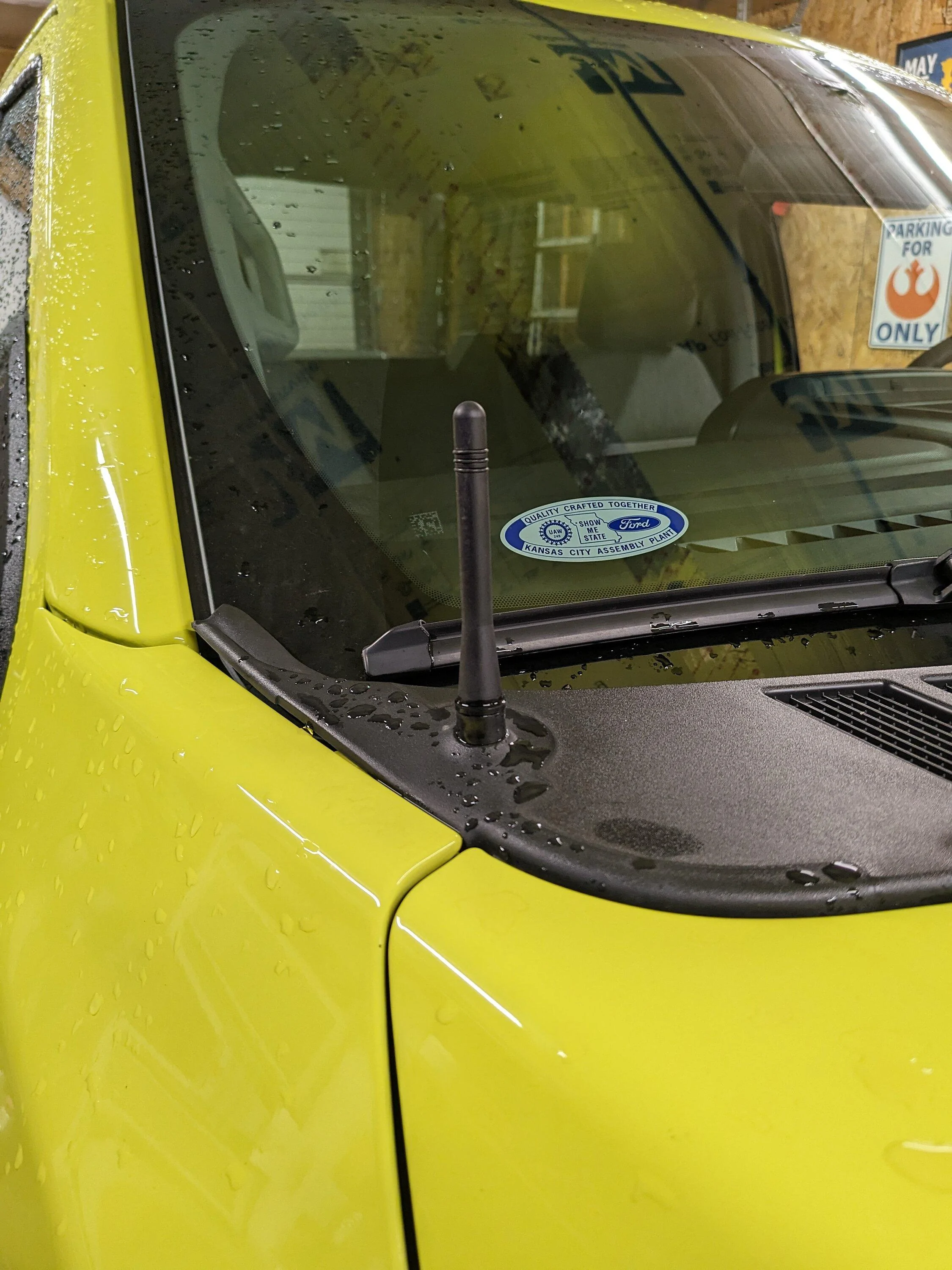 Ford F-150 Short antenna and OEM tailgate assist installed! PXL_20240126_013507132