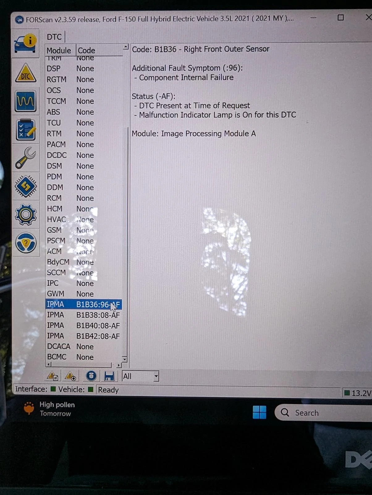 Ford F-150 Adding Forward Sensing System - 2021 King Ranch w/601A PXL_20240530_005415150