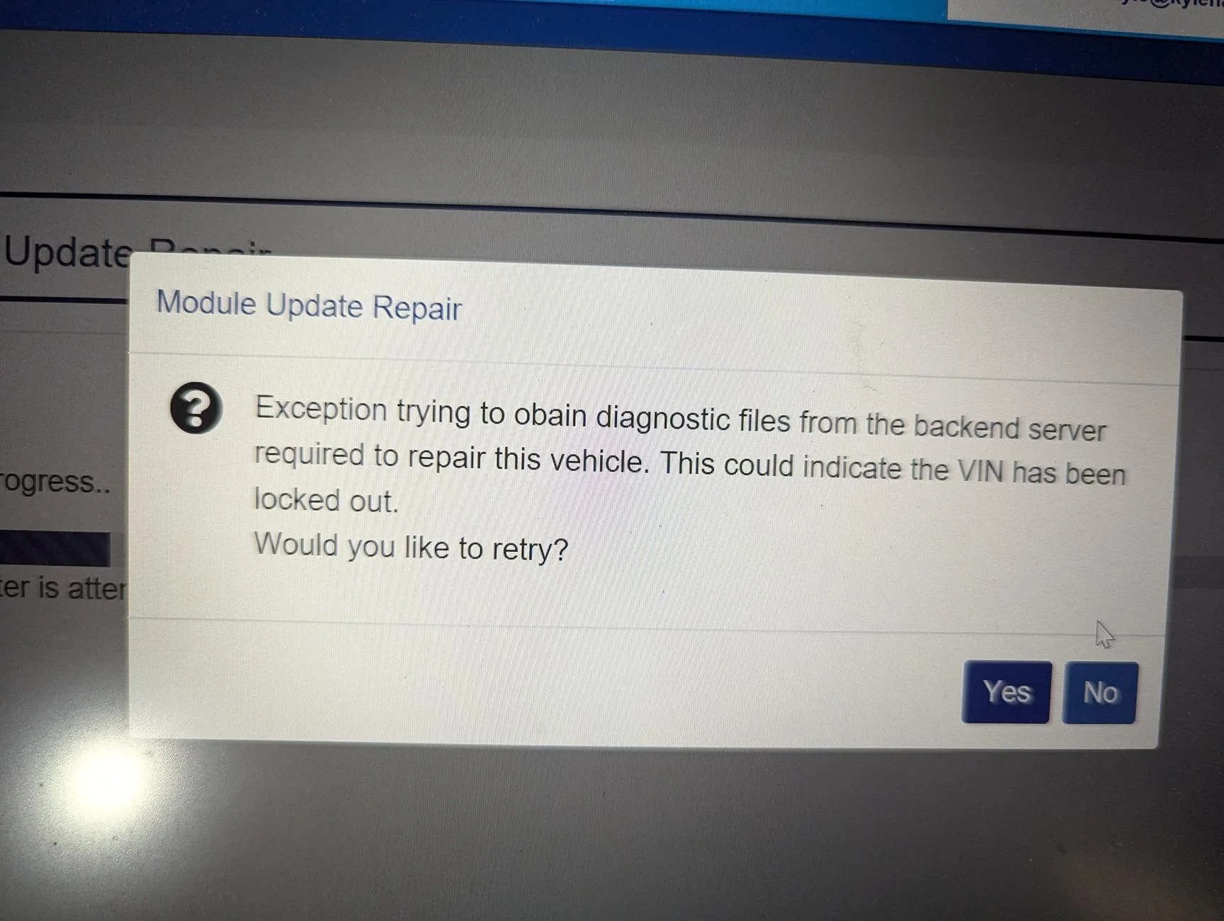 Ford F-150 APIM VIN Locked according to FDRS PXL_20240815_204219677