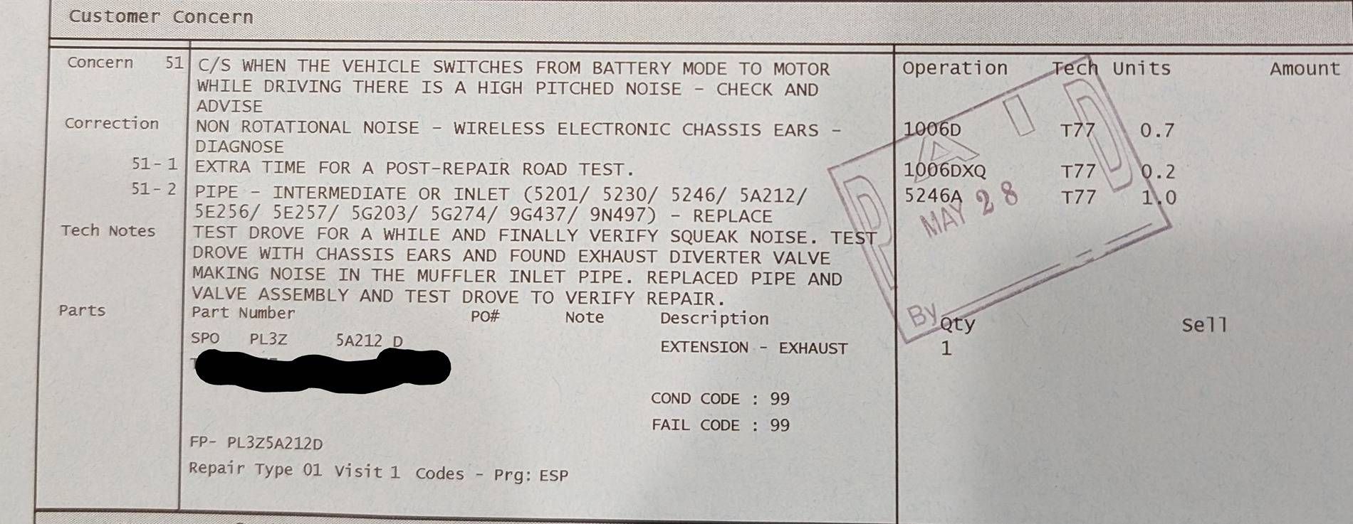 Ford F-150 Powerboost squeak PXL_20250528_232446799~3
