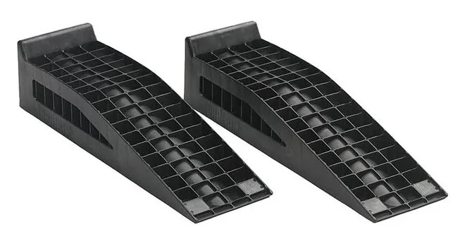 Ford F-150 Question for jack stands on driveway Ramps