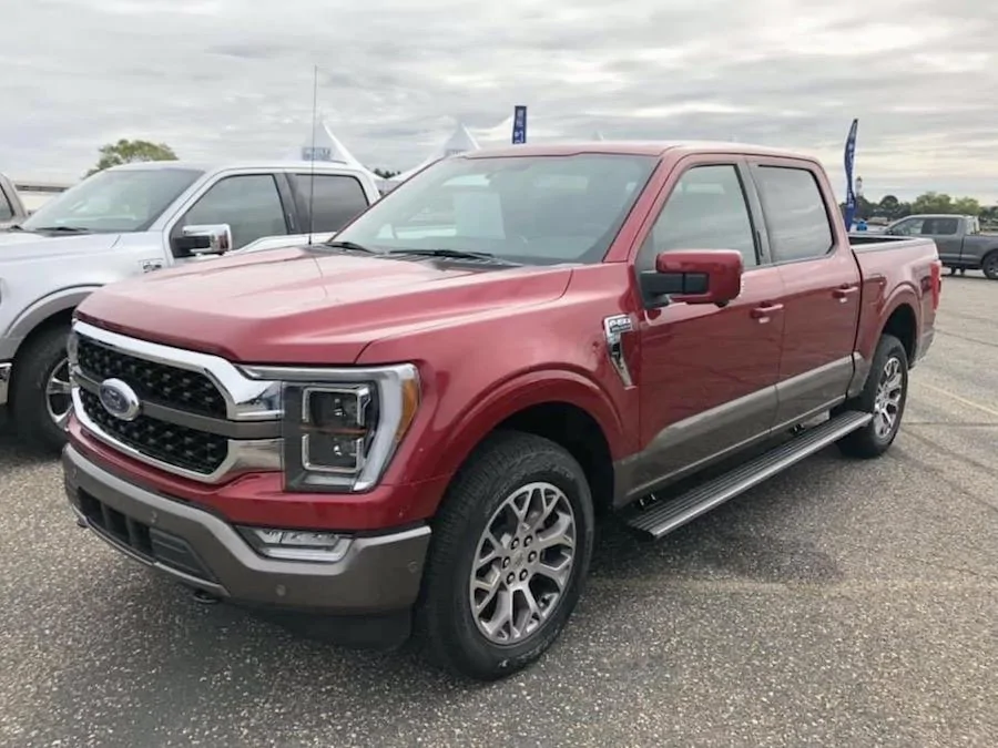 Ford F-150 RAPID RED F-150 (2021+) Club Rapid Red King Ranch F-150 2021 1