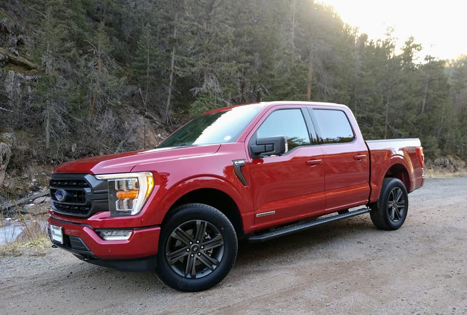 Ford F-150 RAPID RED F-150 (2021+) Club Rapid Red XLT Sport 2021 F-150