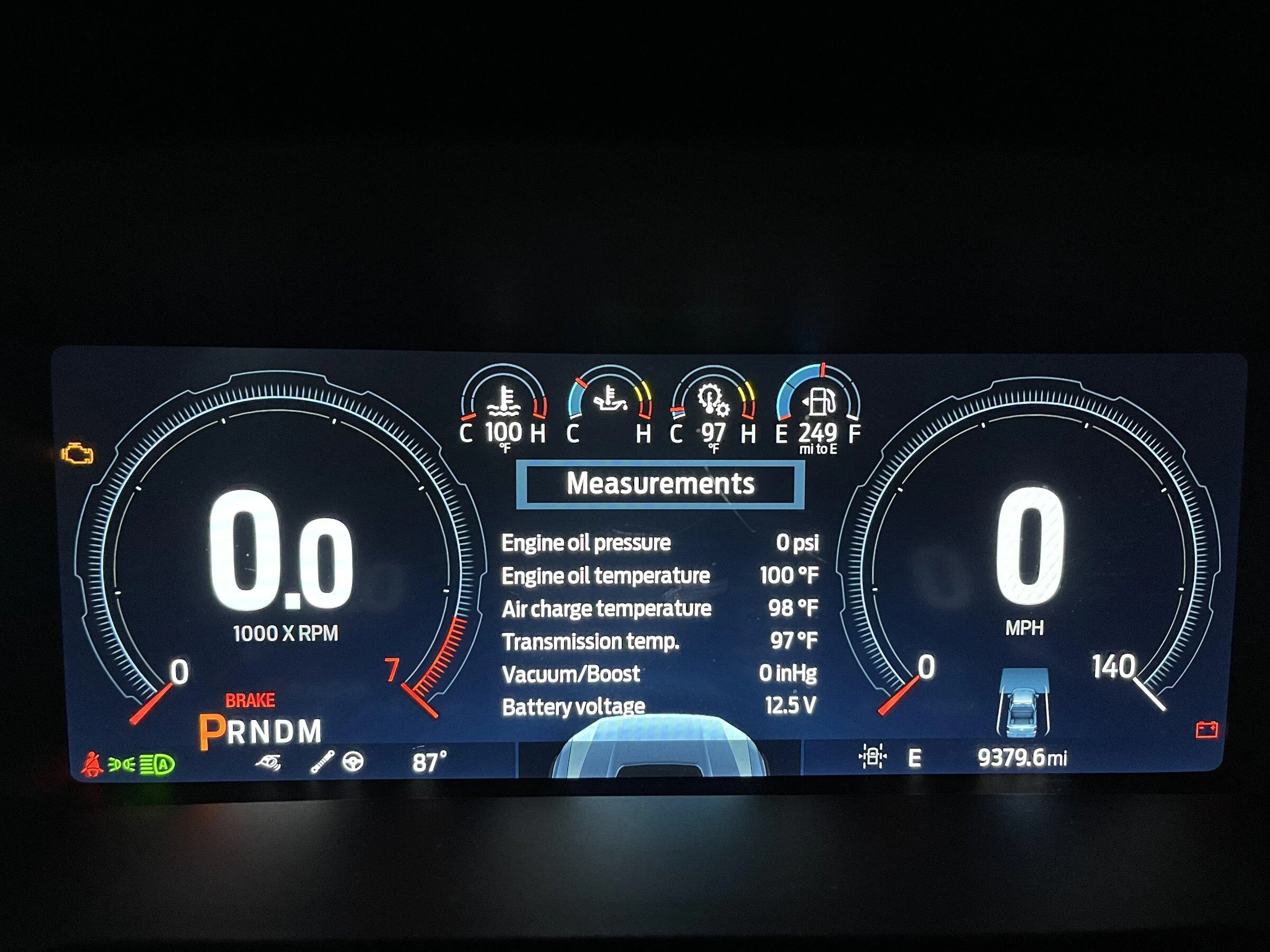 Ford F-150 sync 4  updates and version raptor dash