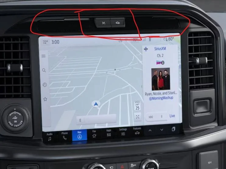 Ford F-150 Big Blank Button Fixed on Job 2 2025's Raptor Interior