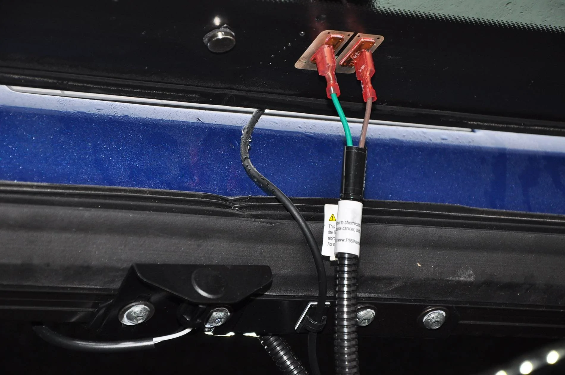 Ford F-150 How to Run Rear Dashcam Cable into Truck Cap RearInSeal