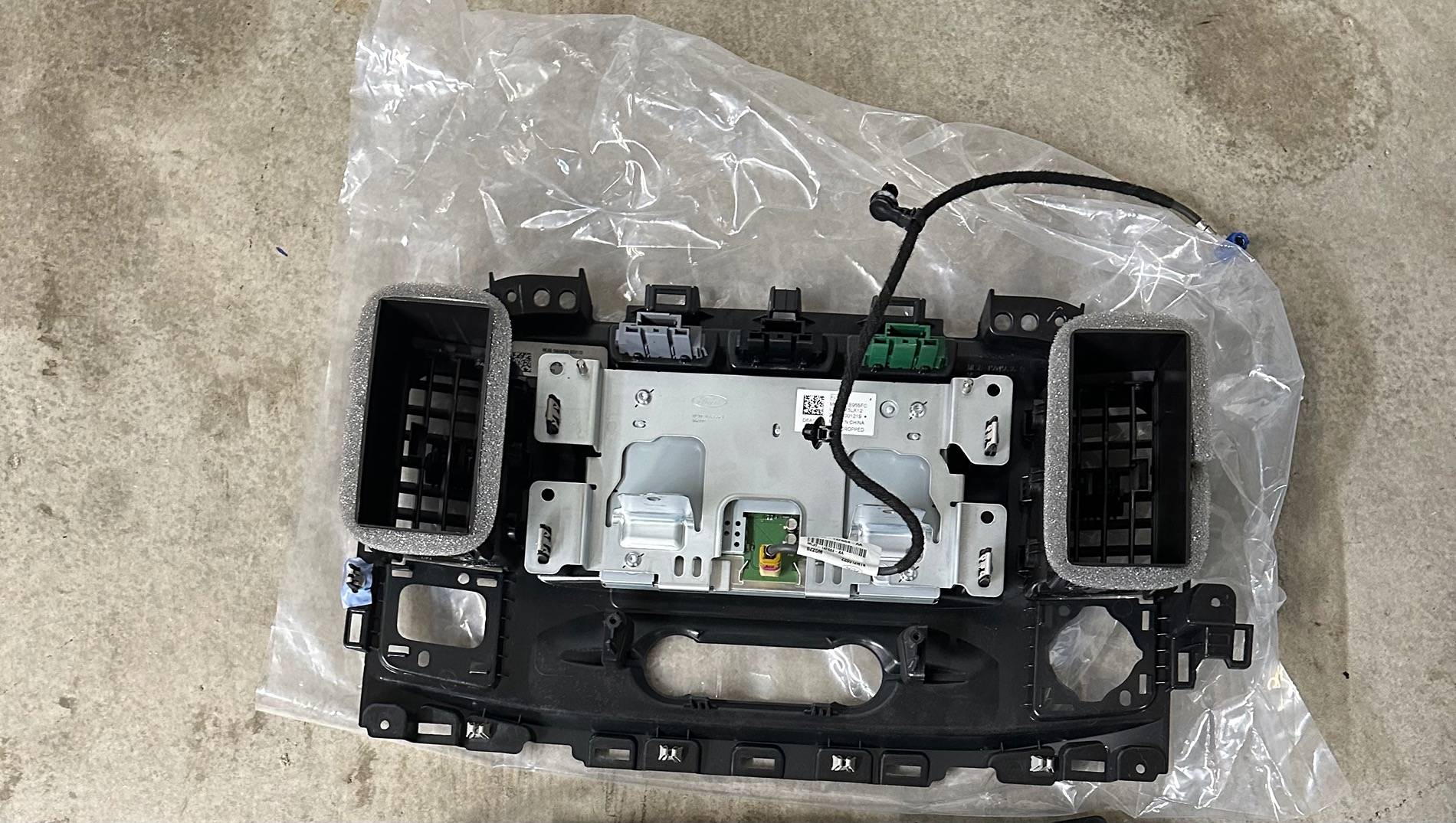 Ford F-150 8" Radio Screen with trim RenderedIma