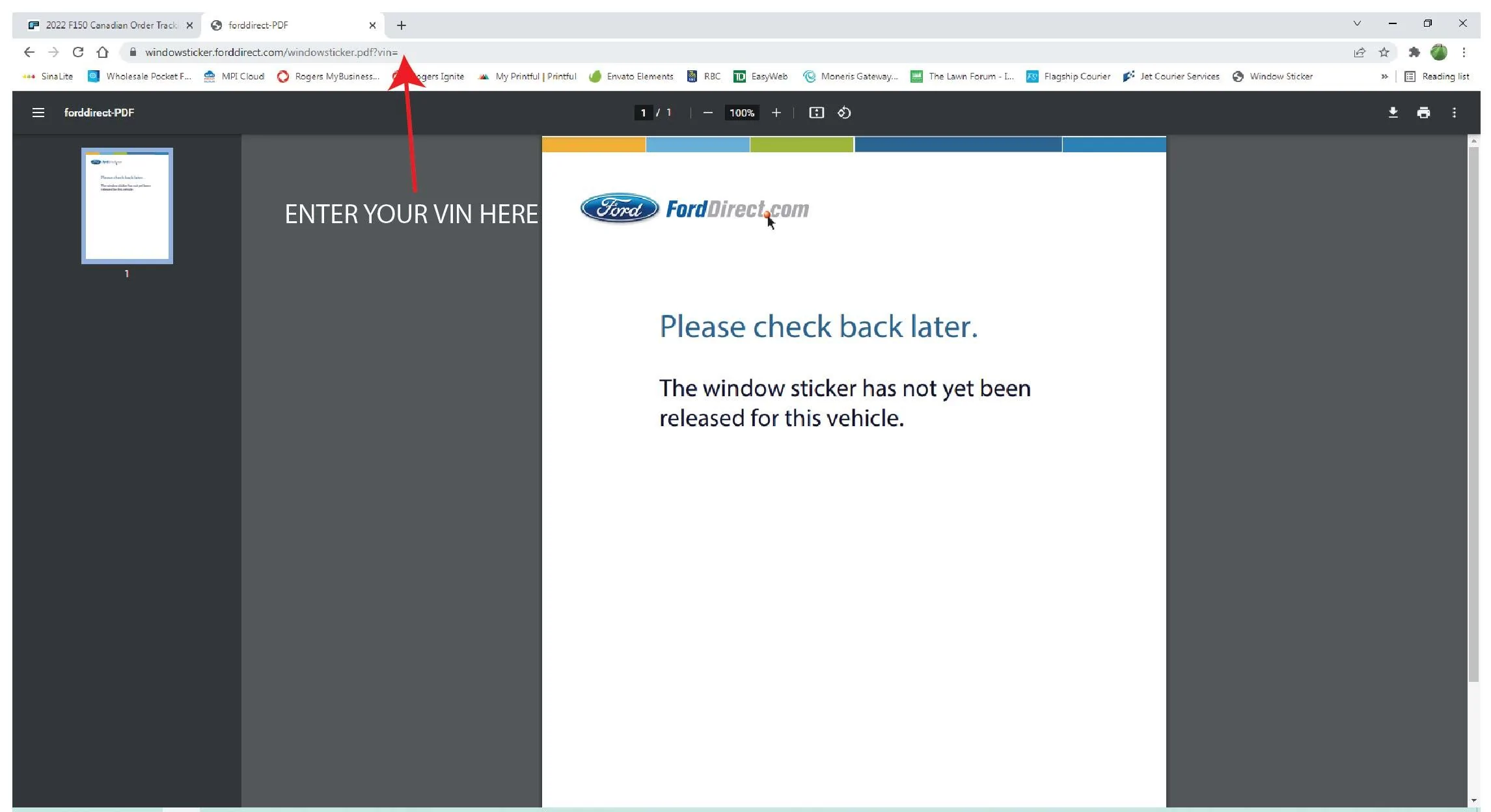 Ford F-150 2022 F150 Canadian Order Tracking [WARNING: NO POLITICS] sCREENSHOT-01