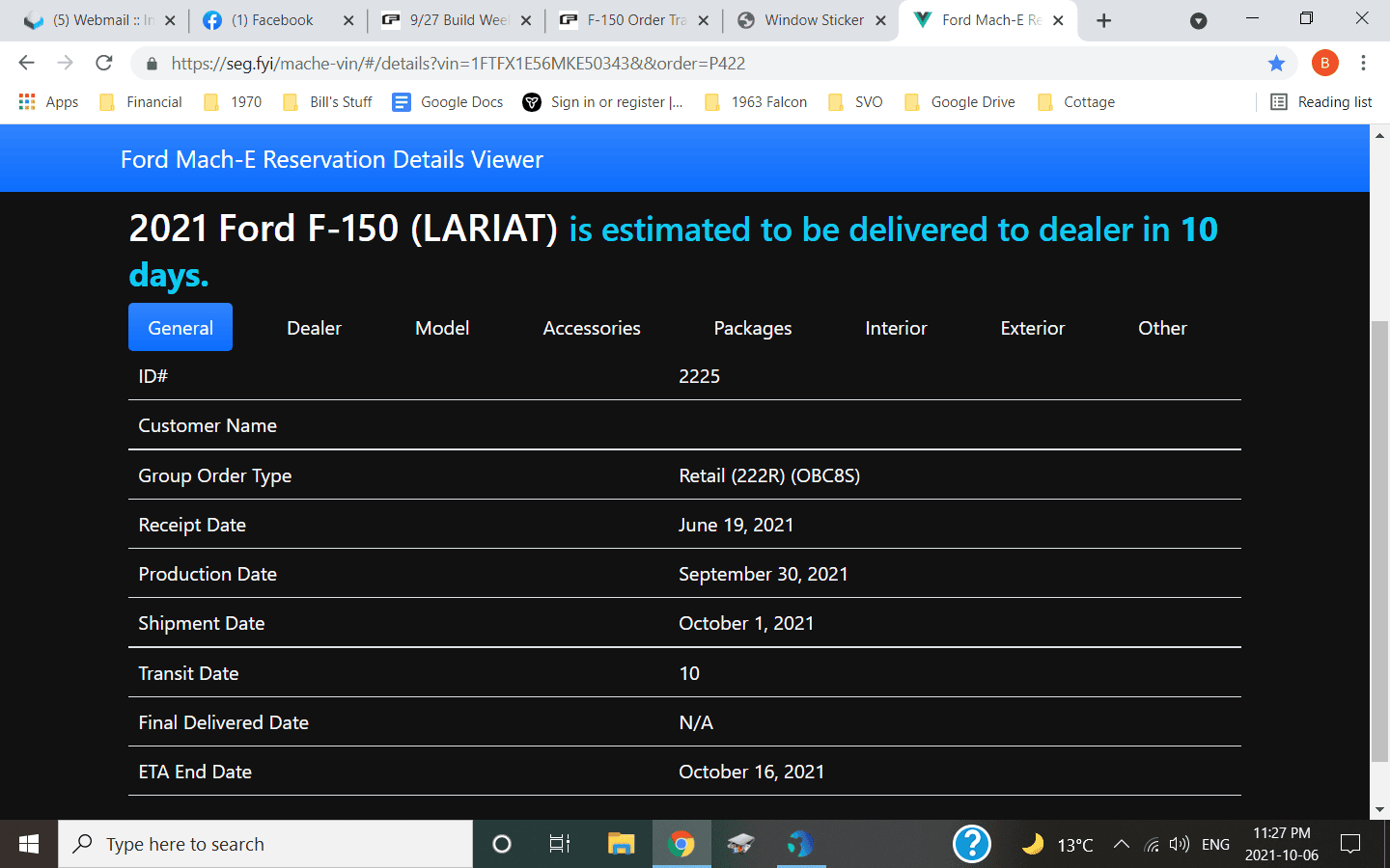 Ford F-150 9/27 Build Week Screenshot (106)