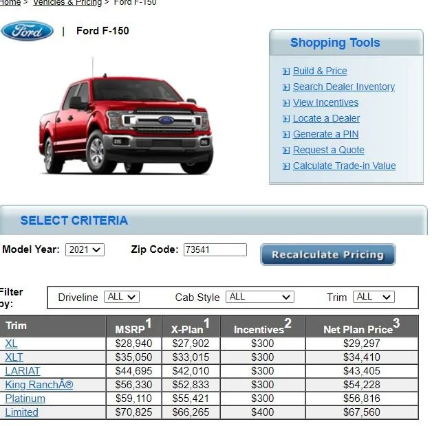 Ford F-150 Rebates gone for June? Screenshot 2021-06-03 222028