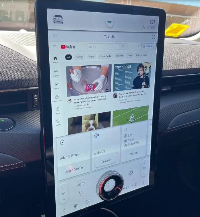 Ford F-150 Video streaming apps for US vehicles Screenshot 2022-10-09 135459