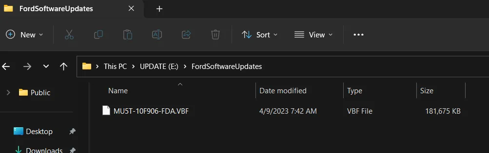 Ford F-150 ECU module programming guide using FDRS Screenshot 2023-04-09 093913