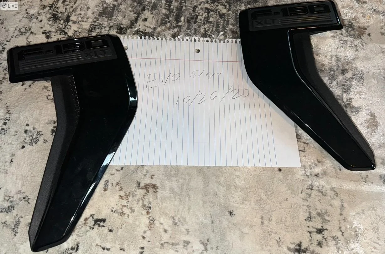 Ford F-150 Fender Vent Badges - BAP - Black Package - XLT Screenshot 2023-10-26 103446