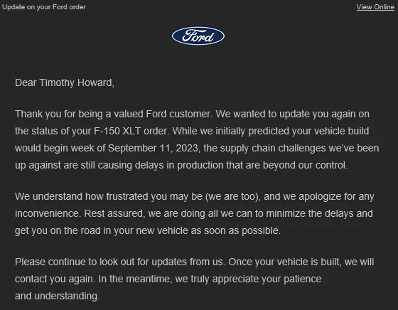 Ford F-150 2021+ F-150 Orders Tracking List & Stats [Enter Yours!] Screenshot 2023-11-09 183738