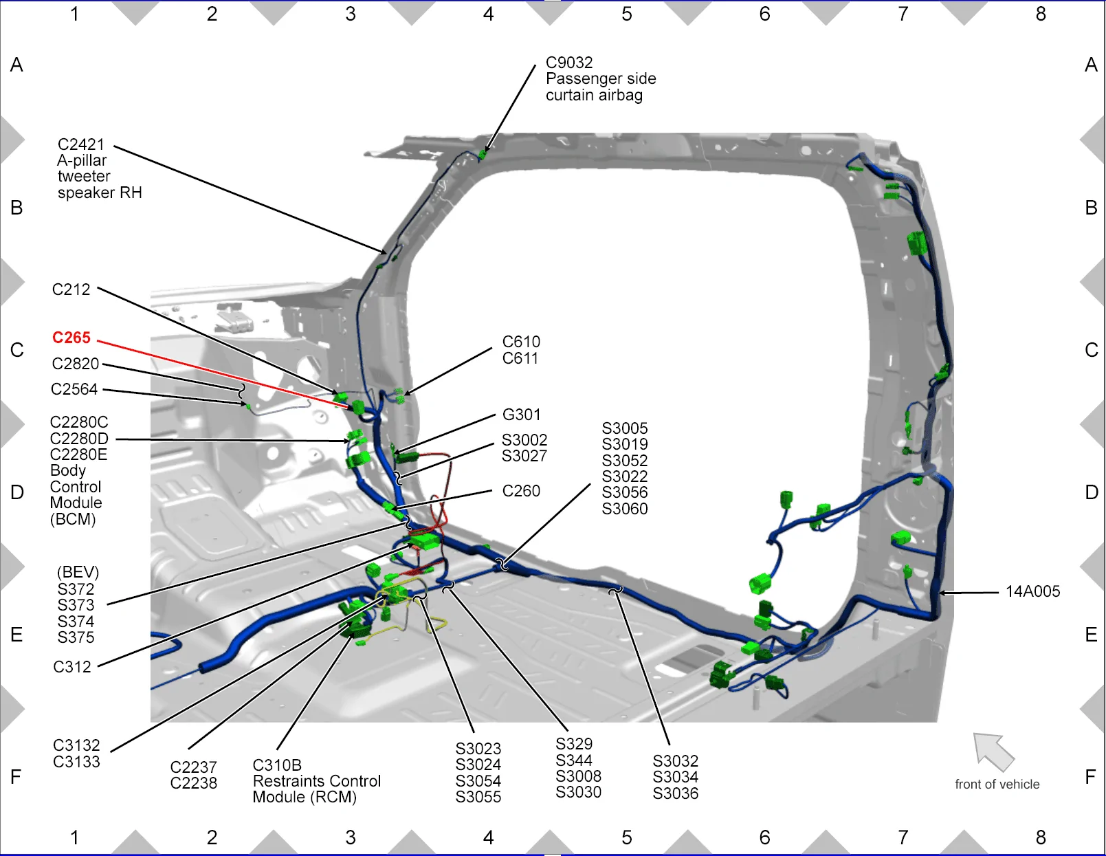 Ford F-150 Where is connector C265? Screenshot 2024-01-31 142229