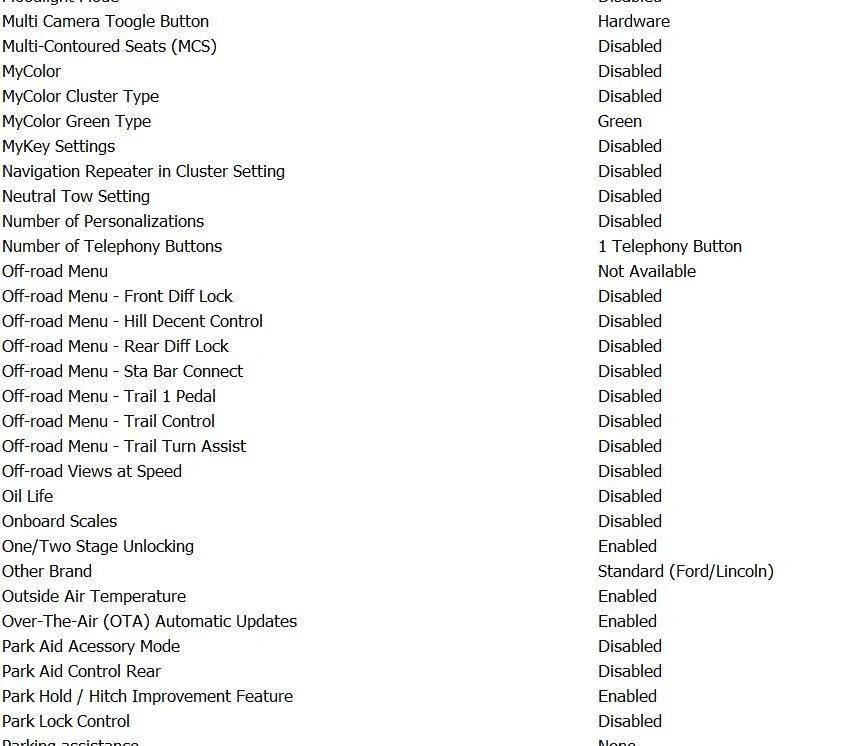 Ford F-150 Active HD Radio using ForScan? Screenshot 2024-10-14 173326