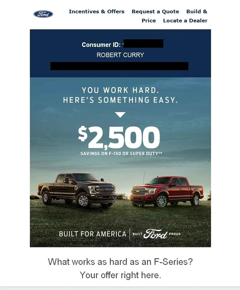Ford F-150 Sign Up For 2021 F-150 Test Drives Here Screenshot (4)