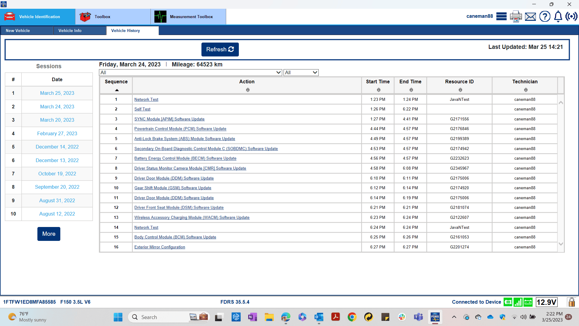 Ford F-150 ECU module programming guide using FDRS Screenshot (471)
