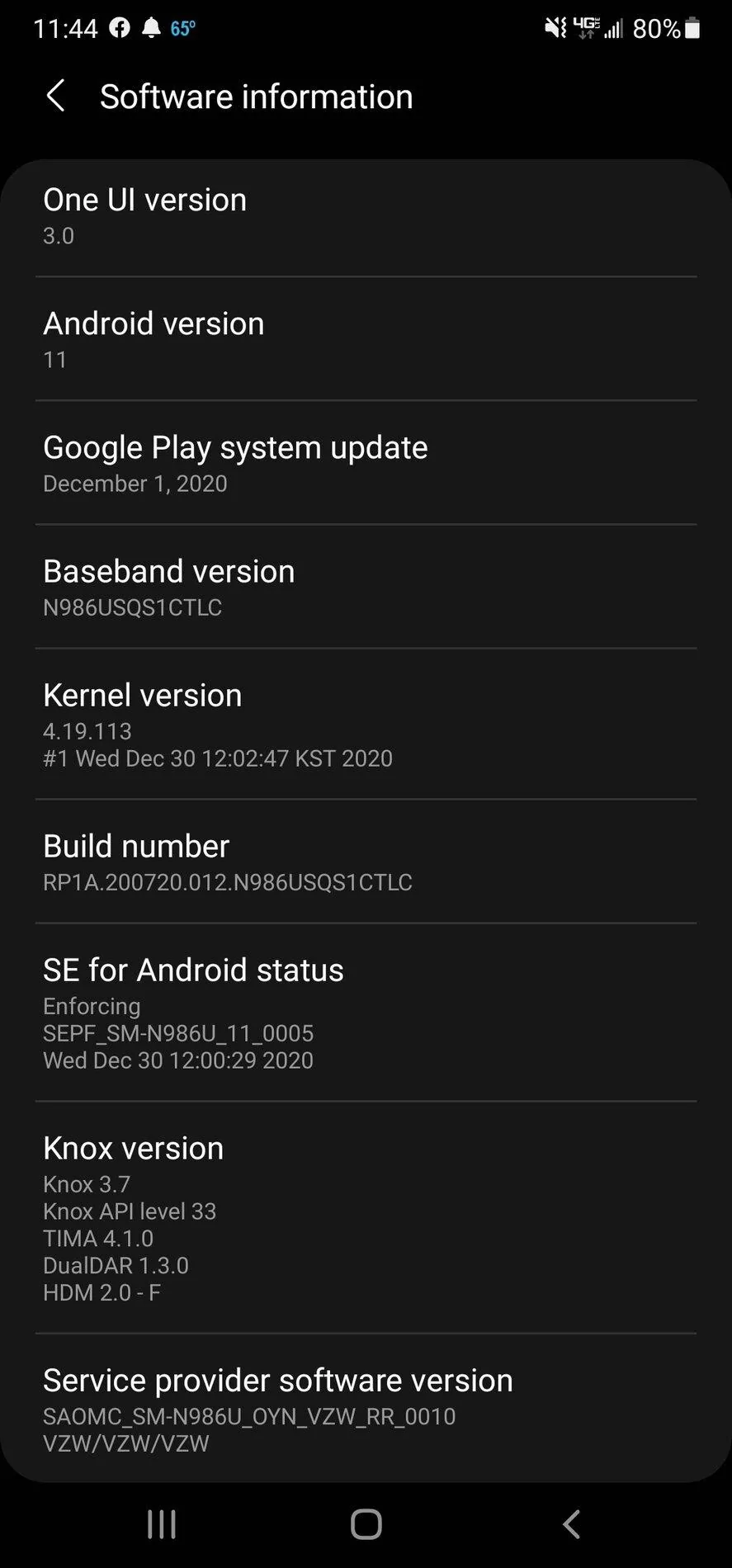 Ford F-150 Wireless Android Auto not working after latest Samsung update - Android 11 with One UI 3.0 Screenshot_20210119-114402_Settings