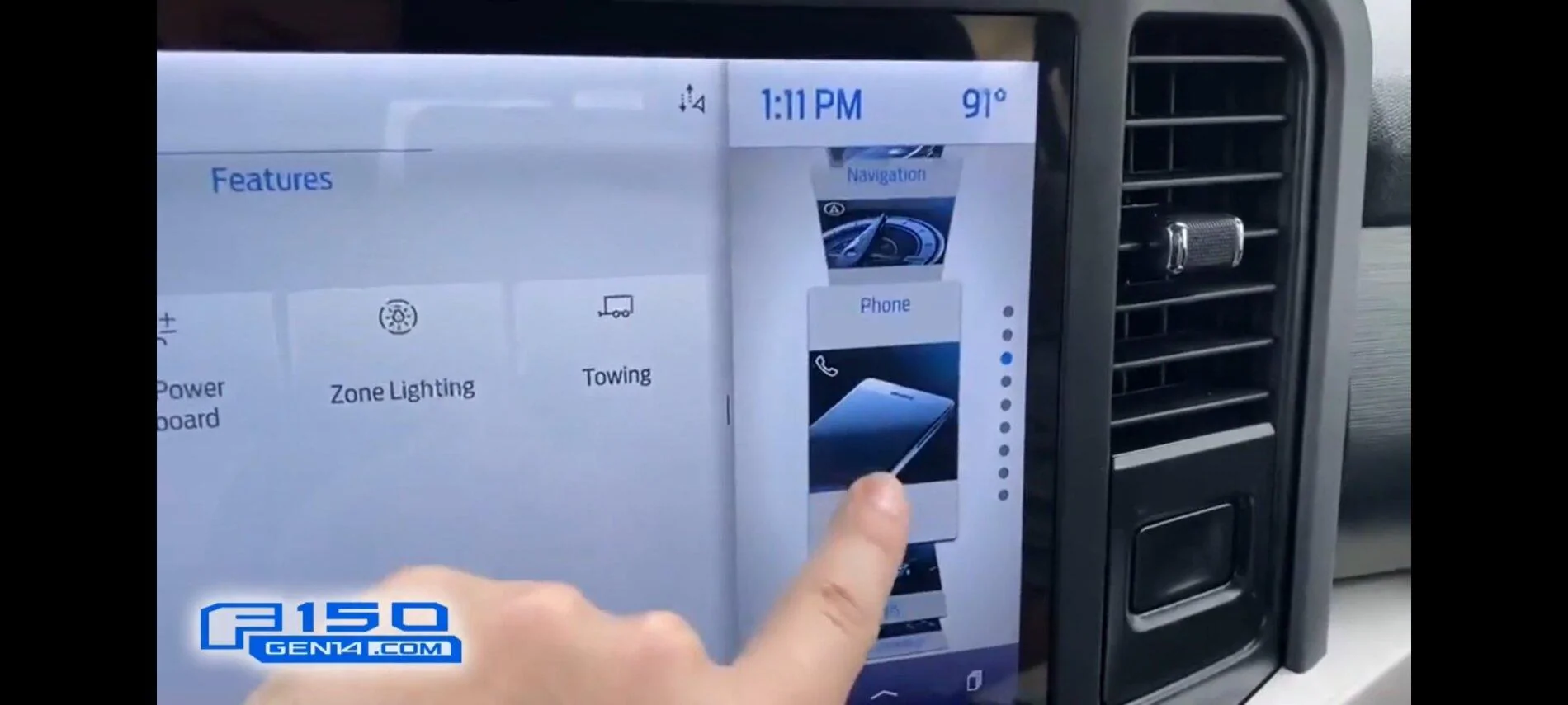 Ford F-150 Sync 4 Side screen apps able to be added? Screenshot_20210309-122612_YouTu