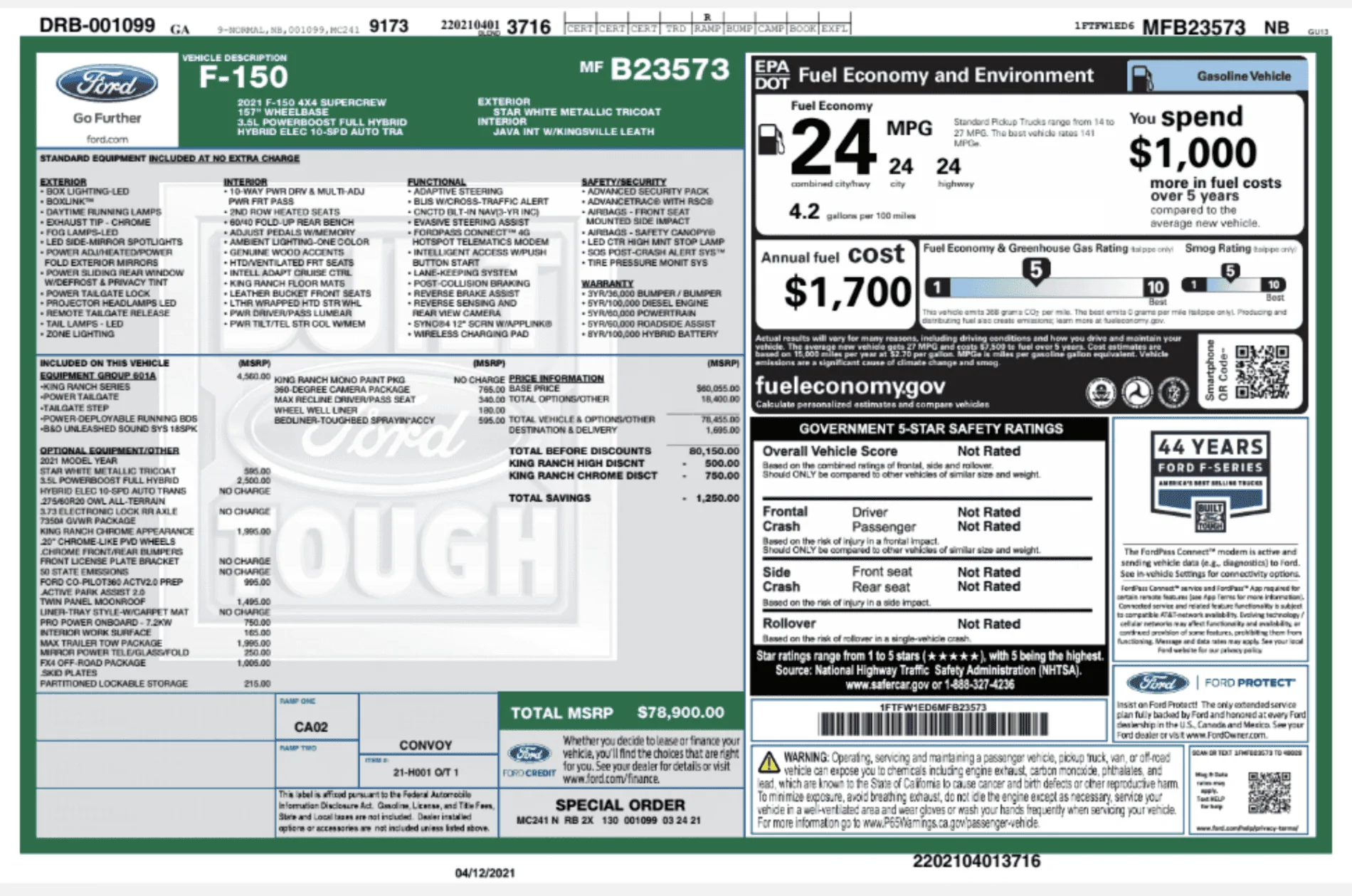 Ford F-150 King Ranch Club; Post Them Photos Screenshot_20210415-181036