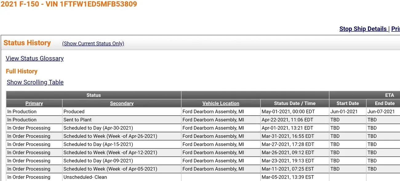 Ford F-150 4/26 Build Week screenshot_20210507_124419_chrom