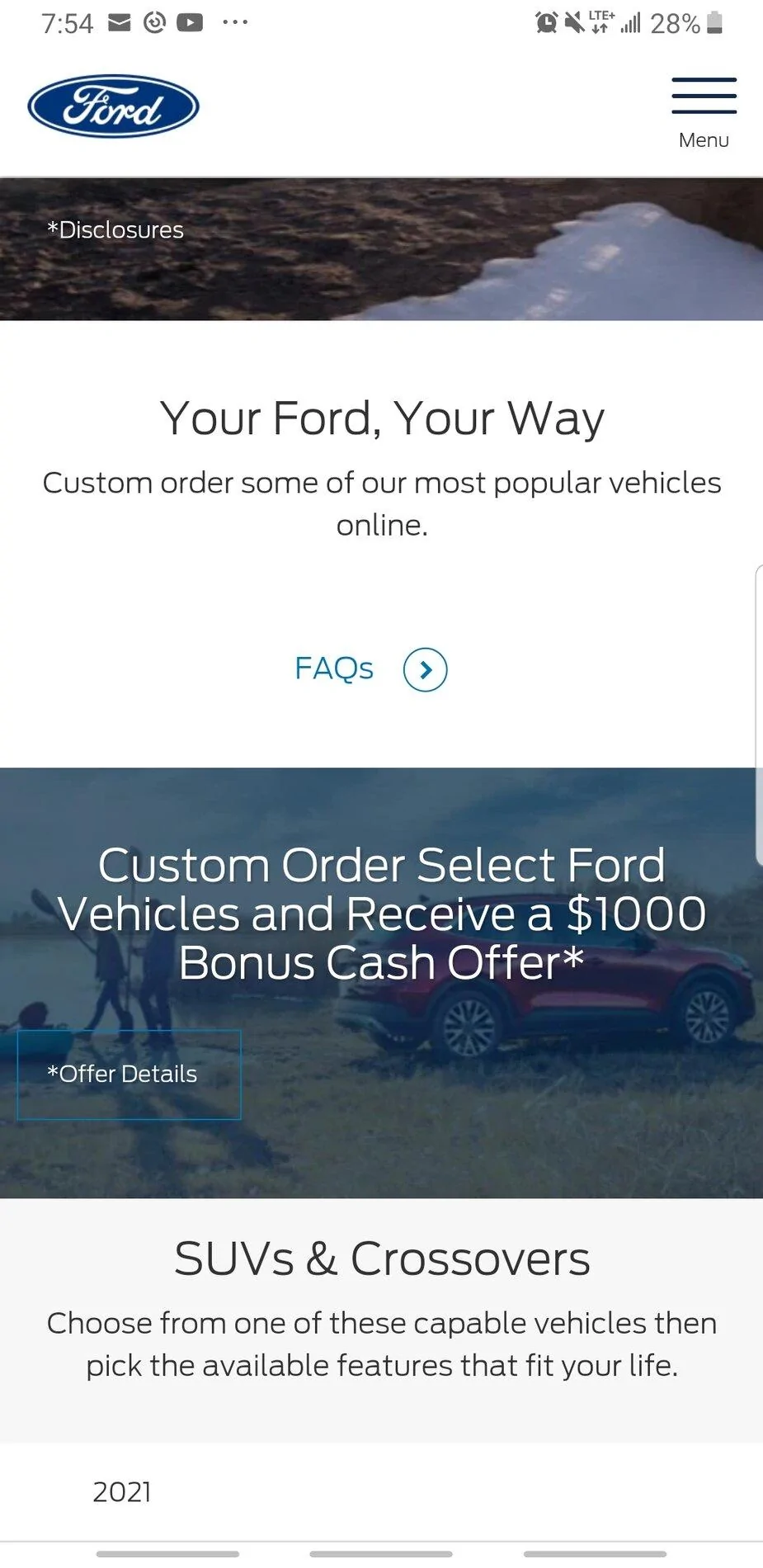 Ford F-150 Ford is giving $1,000 incentive for F-150 purchases between April 1st -  July 6 Screenshot_20210603-195423_Chrom