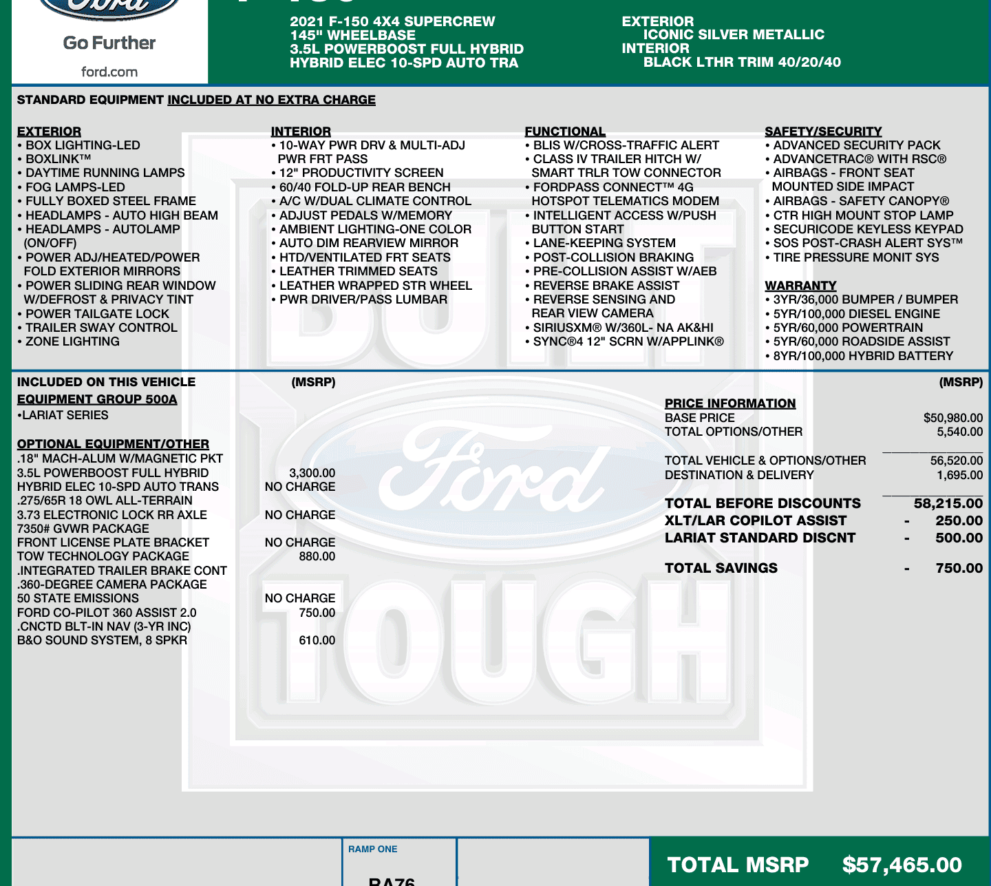 Ford F-150 ? F-150 LARIAT Lounge ? Screenshot_20210714-072510~2