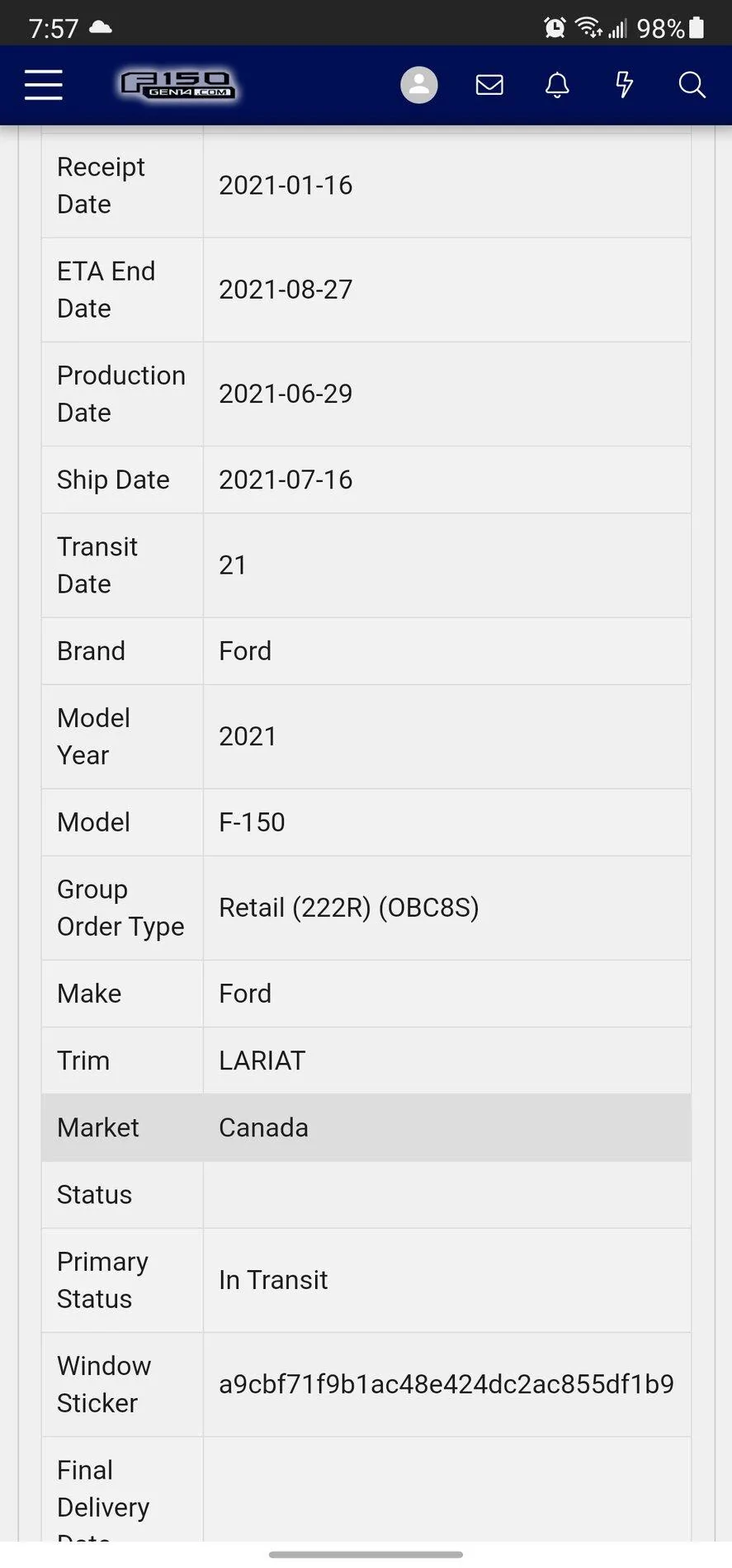 Ford F-150 6/28 build week thread  ? ? Screenshot_20210717-075725_Samsung Internet