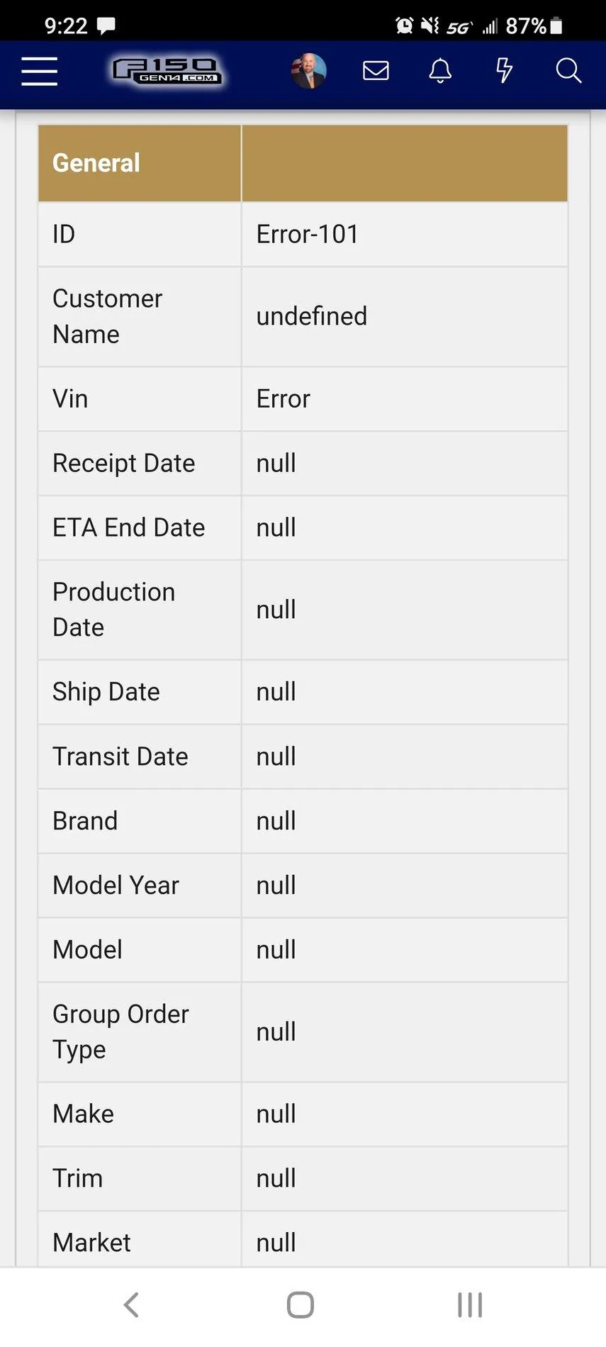 Ford F-150 8/2 Build Week Screenshot_20210822-092232_Chrom