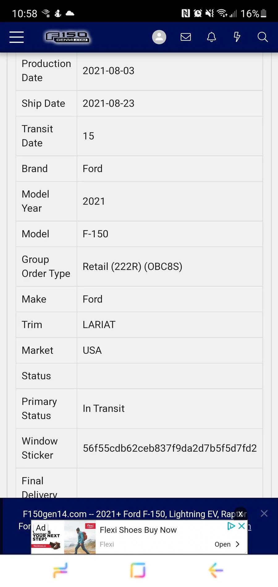 Ford F-150 8/2 Build Week Screenshot_20210824-225847_Chrom