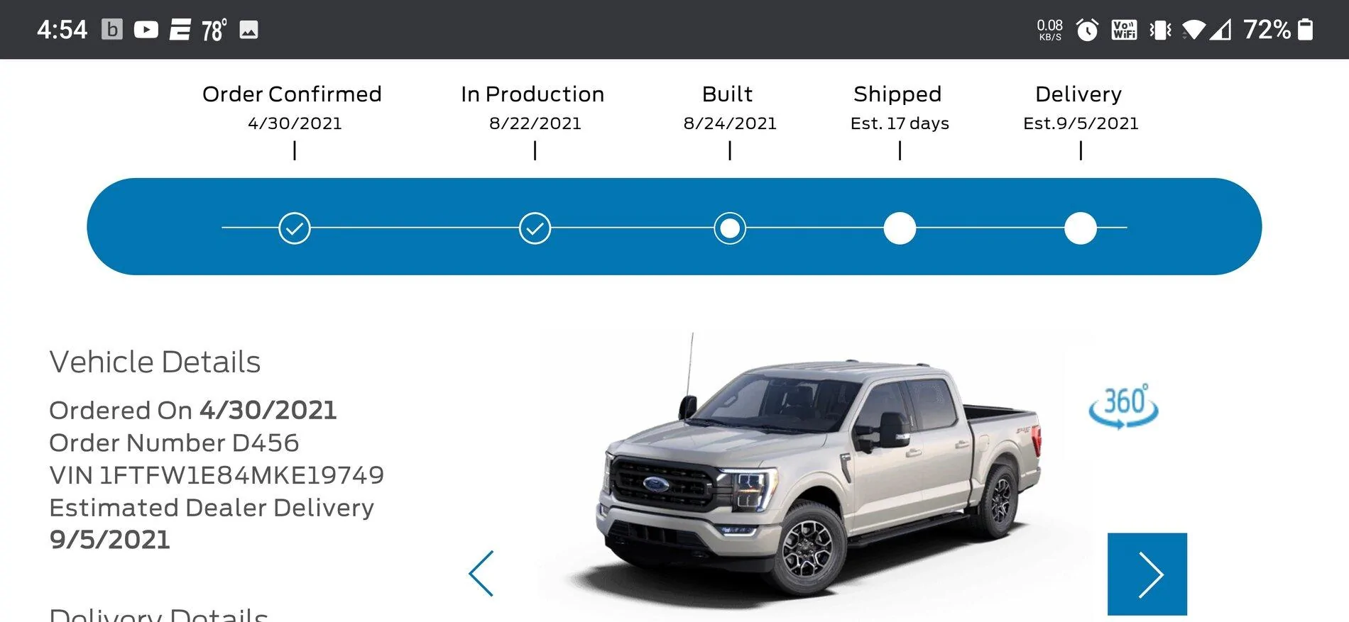 Ford F-150 08/23 Build Week Screenshot_20210827-165436