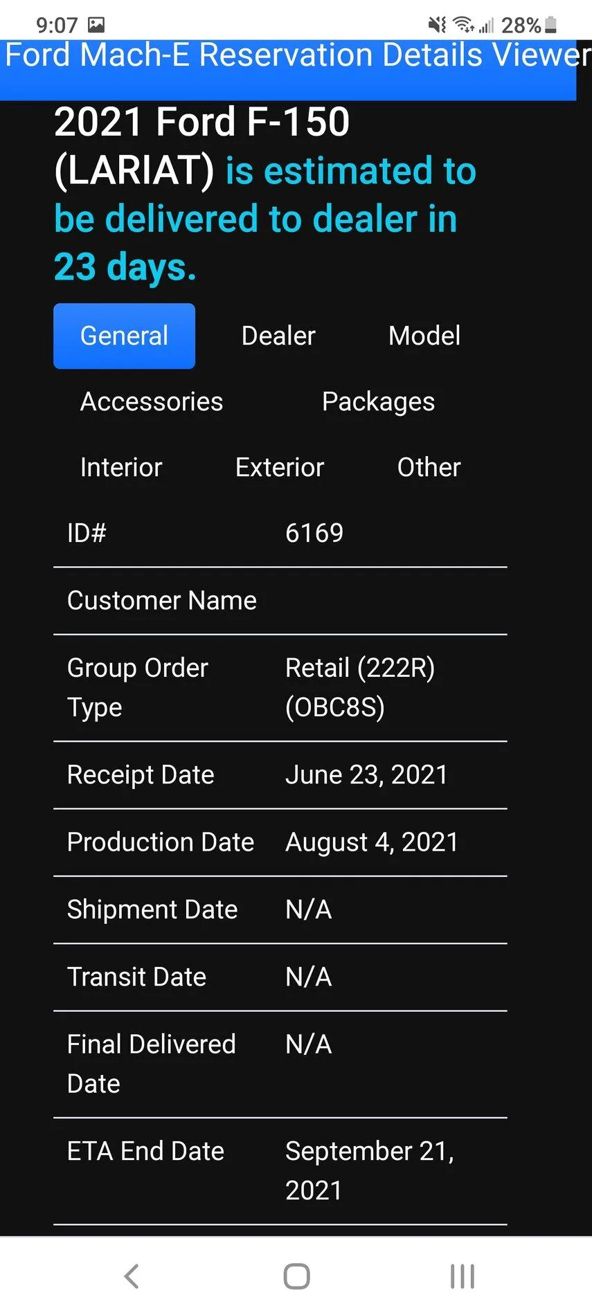 Ford F-150 8/2 Build Week Screenshot_20210829-210710_Chrom